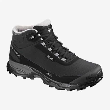 Scarpe Trekking Salomon SHELTER SPIKES CS WP Uomo Nere IT 5-Q81